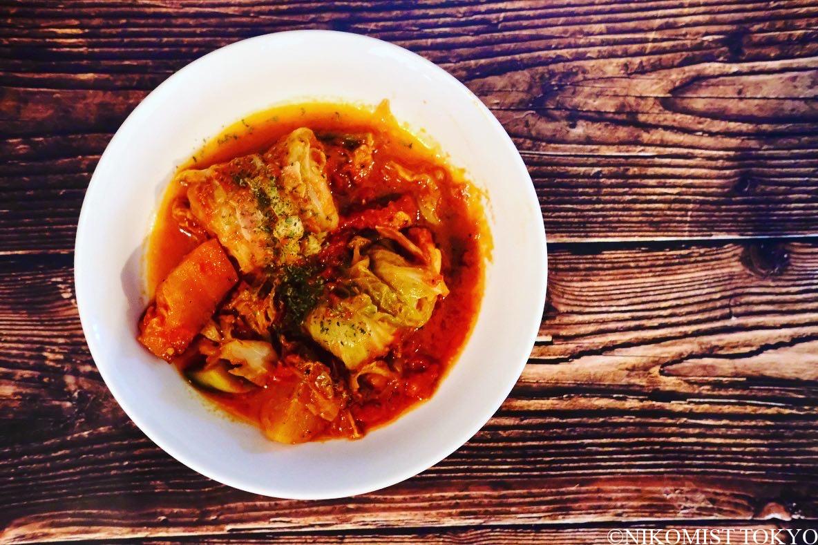 ストウブ 煮込みレシピ スーパーロールキャベツミルクトマト煮込み ダイちゃん 公式ブログ